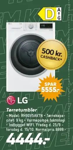 Bilka LG Tørretumbler tilbud
