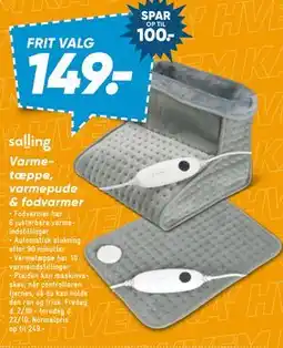 Bilka Varme-tæppe, varmepude & fodvarmer tilbud