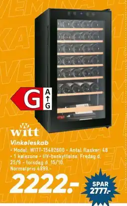 Bilka witt Vinkøleskab tilbud