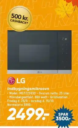 Bilka LG Indbygningsmikroovn tilbud