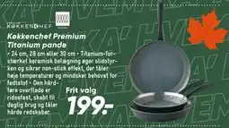 Bilka Køkkenchef Premium Titanium pande tilbud