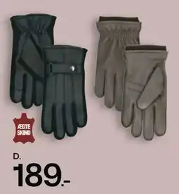 Bilka Skindhandsker til herre tilbud
