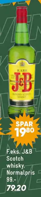 Bilka J&B Scotch whisky tilbud