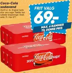 Bilka Coca-Cola sodavand tilbud