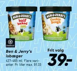 Bilka Ben & Jerry’s isbæger tilbud
