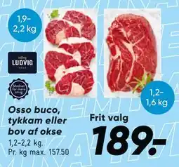 Bilka Osso buco, tykkam eller bov af okse tilbud