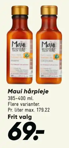 Bilka Maui hårpleje tilbud