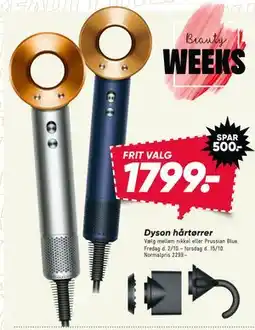 Bilka Dyson hårtørrer tilbud