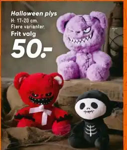 Bilka Halloween plys tilbud