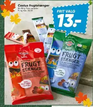Bilka Castus frugtstænger tilbud