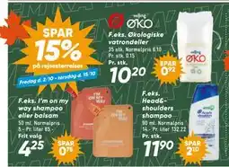 Bilka SPAR 15% på rejsestørrelser tilbud