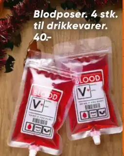 Bilka Blodposer tilbud