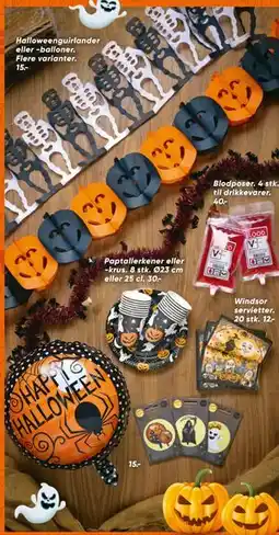 Bilka Halloweenguirlander eller -balloner tilbud