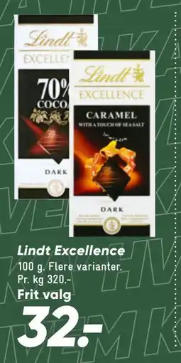 Bilka Lindt Excellence tilbud