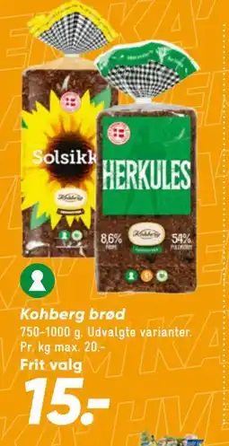 Bilka Kohberg brød tilbud