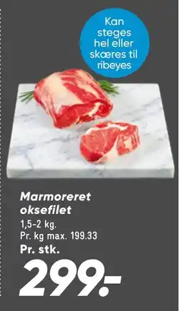 Bilka Marmoreret oksefilet tilbud