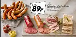 Bilka Rullepølser, sylte, frankfurter eller spegepølser tilbud