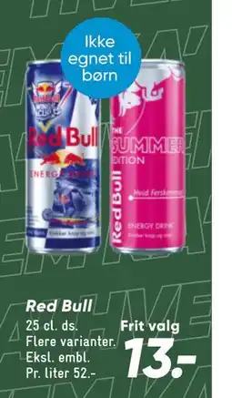 Bilka Red Bull tilbud