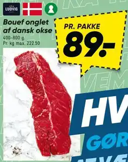 Bilka Bouef onglet af dansk okse tilbud