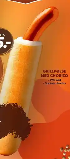 Bilka GRILLPØLSE MED CHORIZO tilbud