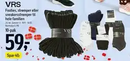 Føtex VRS Footies, strømper eller sneakersstrømper til hele familien tilbud