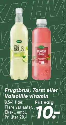 Bilka Frugtbrus, Tørst eller Valsølille vitamin tilbud