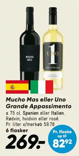 Bilka Mucho Mas eller Uno Grande Appassimento tilbud