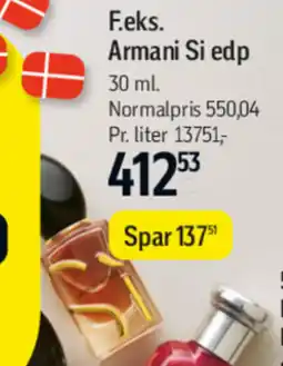 Føtex Armani Si edp tilbud