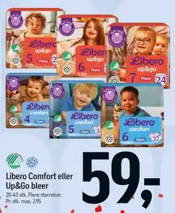 Føtex Libero Comfort eller Up&Go bleer tilbud