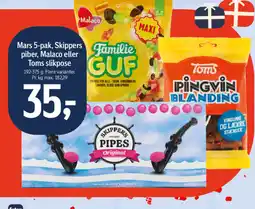 Føtex Mars 5-pak tilbud