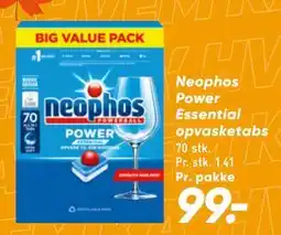 Bilka Neophos Power Essential opvasketabs tilbud