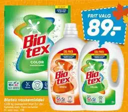 Bilka Biotex vaskemiddel tilbud