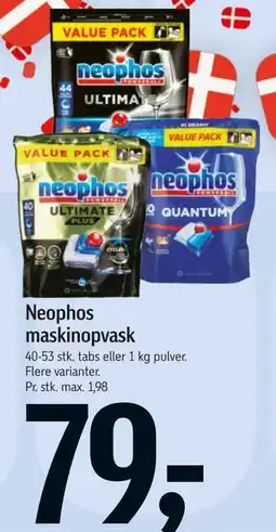 Føtex Neophos maskinopvask tilbud
