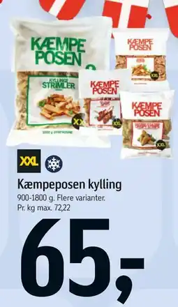 Føtex Kæmpeposen kylling tilbud