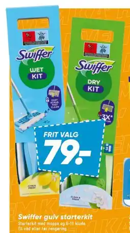 Bilka Swiffer gulv starterkit tilbud