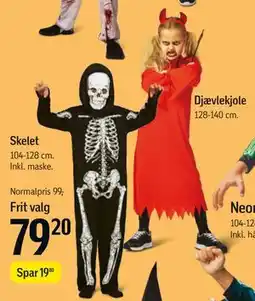 Føtex Skelet tilbud
