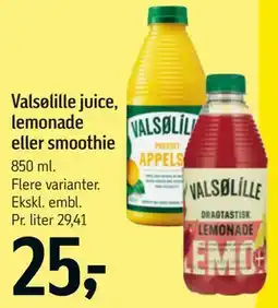 Føtex Valsølille juice, lemonade eller smoothie tilbud