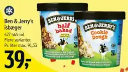 Føtex Ben & Jerry’s isbæger tilbud