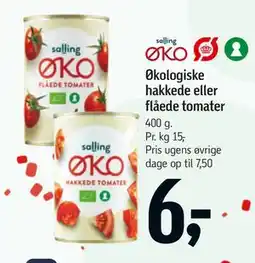 Føtex Økologiske hakkede eller flåede tomater tilbud