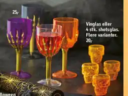 Føtex Vinglas eller 4 stk. shotsglas tilbud