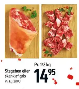 Føtex Stegeben eller skank af gris tilbud