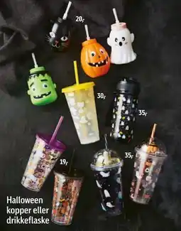 Føtex Halloween kopper eller drikkeflaske tilbud