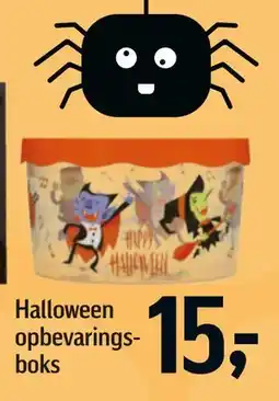 Føtex Halloween opbevaringsboks tilbud