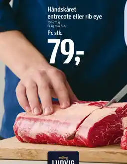 Føtex Håndskåret entrecote eller rib eye tilbud