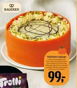 Føtex Halloween lagkage tilbud