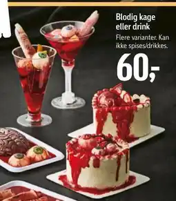 Føtex Blodig kage eller drink tilbud
