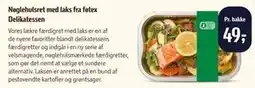 Føtex Nøglehulsret med laks fra føtex Delikatessen tilbud