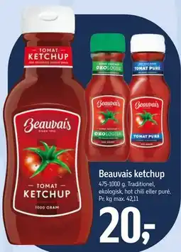 Føtex Beauvais ketchup tilbud