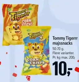 Føtex Tommy Tigerrr majssnacks tilbud