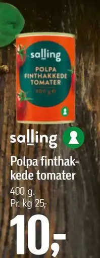Føtex Polpa finthakkede tomater tilbud